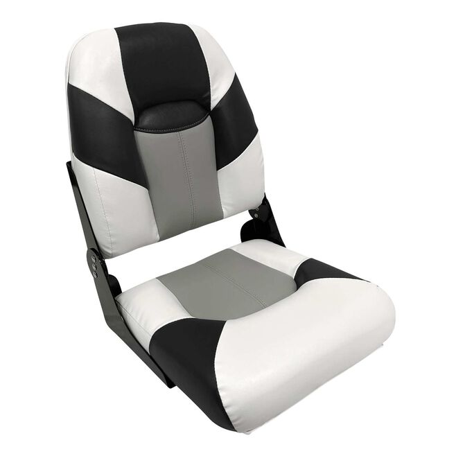 Wise Seats 1461-1782 Wise Baja Series High Back Seat, Brite White/Gray/Black
