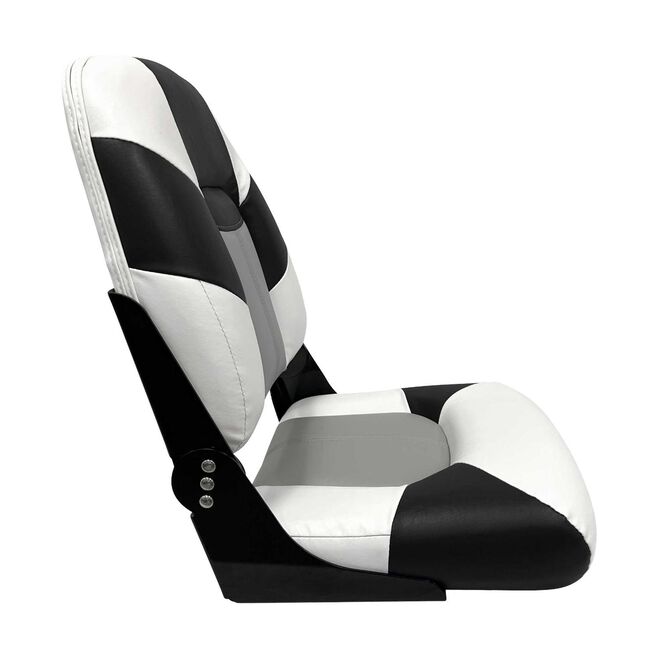 Wise Seats 1461-1782 Wise Baja Series High Back Seat, Brite White/Gray/Black