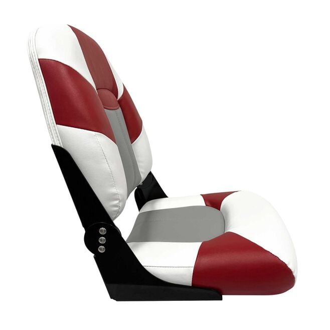 Wise Seats 1461-1774 Wise Baja Series High Back Seat, Brite White/Gray/Dark Red