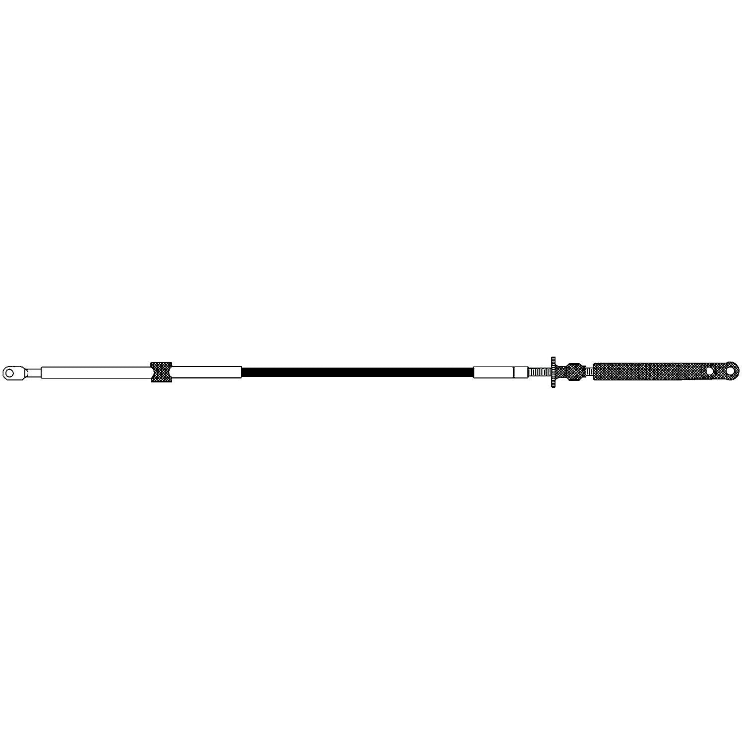 Uflex C14X14 UFLEX C4 Johnson/Evinrude (OMC) After 1979 Engine Control Cable