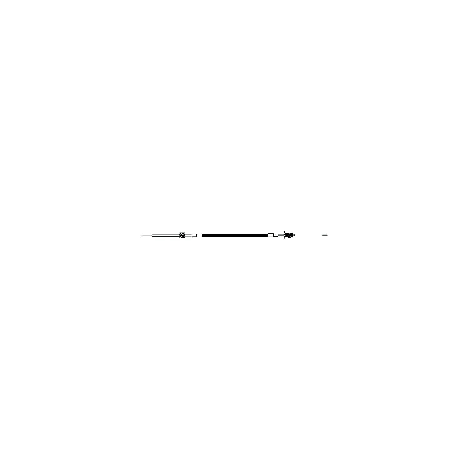Uflex C4X09 UFLEX Johnson/Evinrude (OMC) Pre 1979 Engine Control Cable, 9'