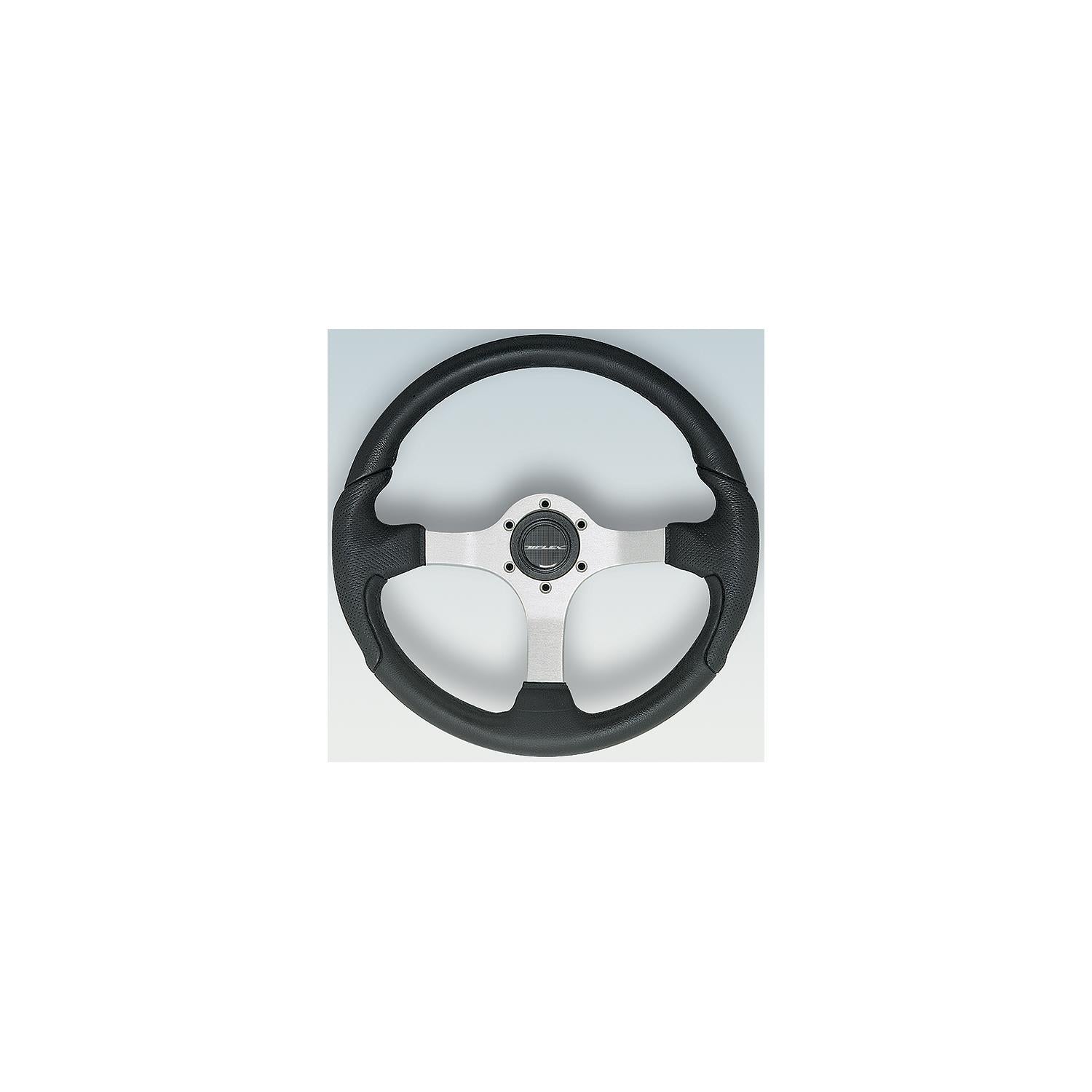 Uflex NISIDABS Steering Wheel, Satin Finish w/Black Grip