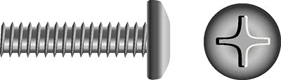 Seachoice SC0830 Phillips Machine Screw Pan Head. 1/4"-20 x 2-1/2"