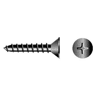 Seachoice SC0649 Phillips Tapping Screws Flat Head, #12 x 3"
