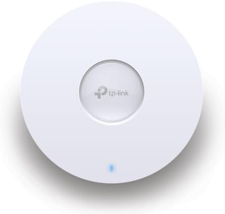 TP-Link EAP650 Ultra-Slim Wireless Access Point | Omada True WiFi 6 AX3000 | DC Adapter Included | Mesh, Seamless Roaming, WPA3, MU-MIMO | Remote & App Control | PoE+ Powered | Multi Control Options