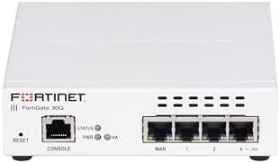 Fortinet FortiGate-30G Firewall for Small Offices with 4 Gigabit Ethernet RJ45 Ports (FG-30G