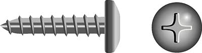 Seachoice SC0555 Phillips Tapping Screw Pan Head, #10 x 2-1/2"