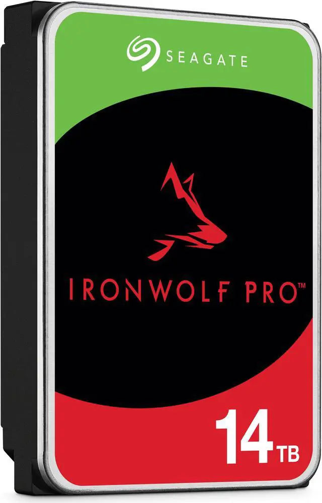 Seagate IronWolf Pro ST14000NT001 14TB 7200 RPM 256MB Cache SATA 6.0Gb/s 3.5" Internal Hard Drive