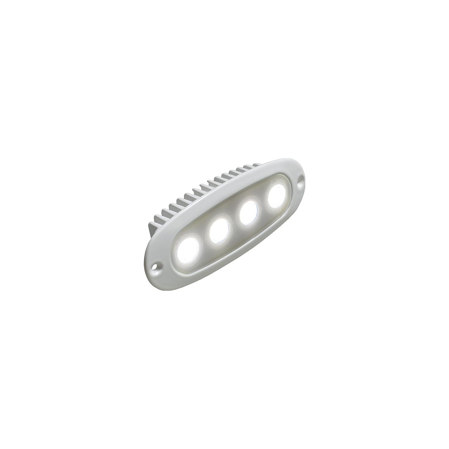 TH Marine LED-39120-DP T-H Marine Oval Recessed Mount Spreader 4 Bright White, LED Lights