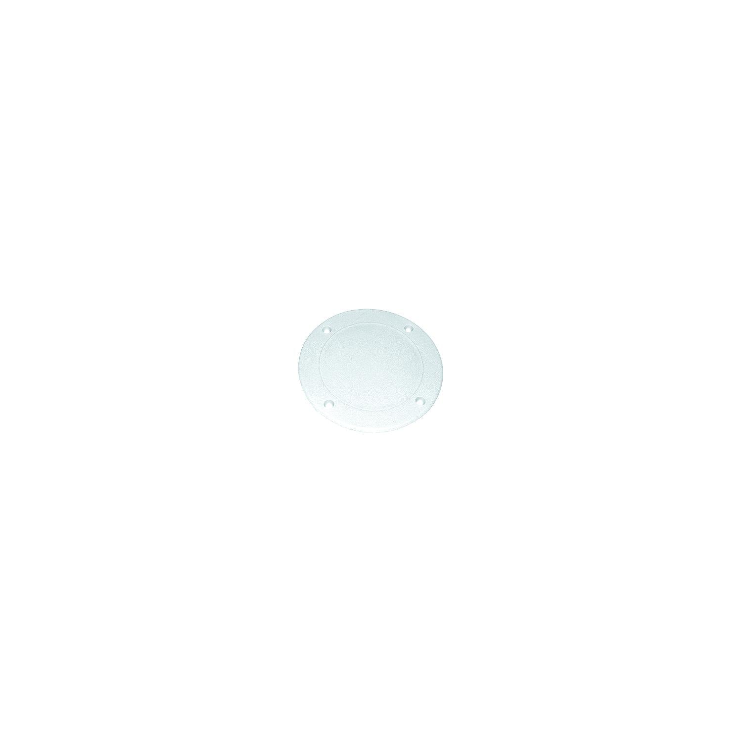 TH Marine SDP-3FW-DP T-H Marine Screw Down Deck Plate 10" OD, Fish White