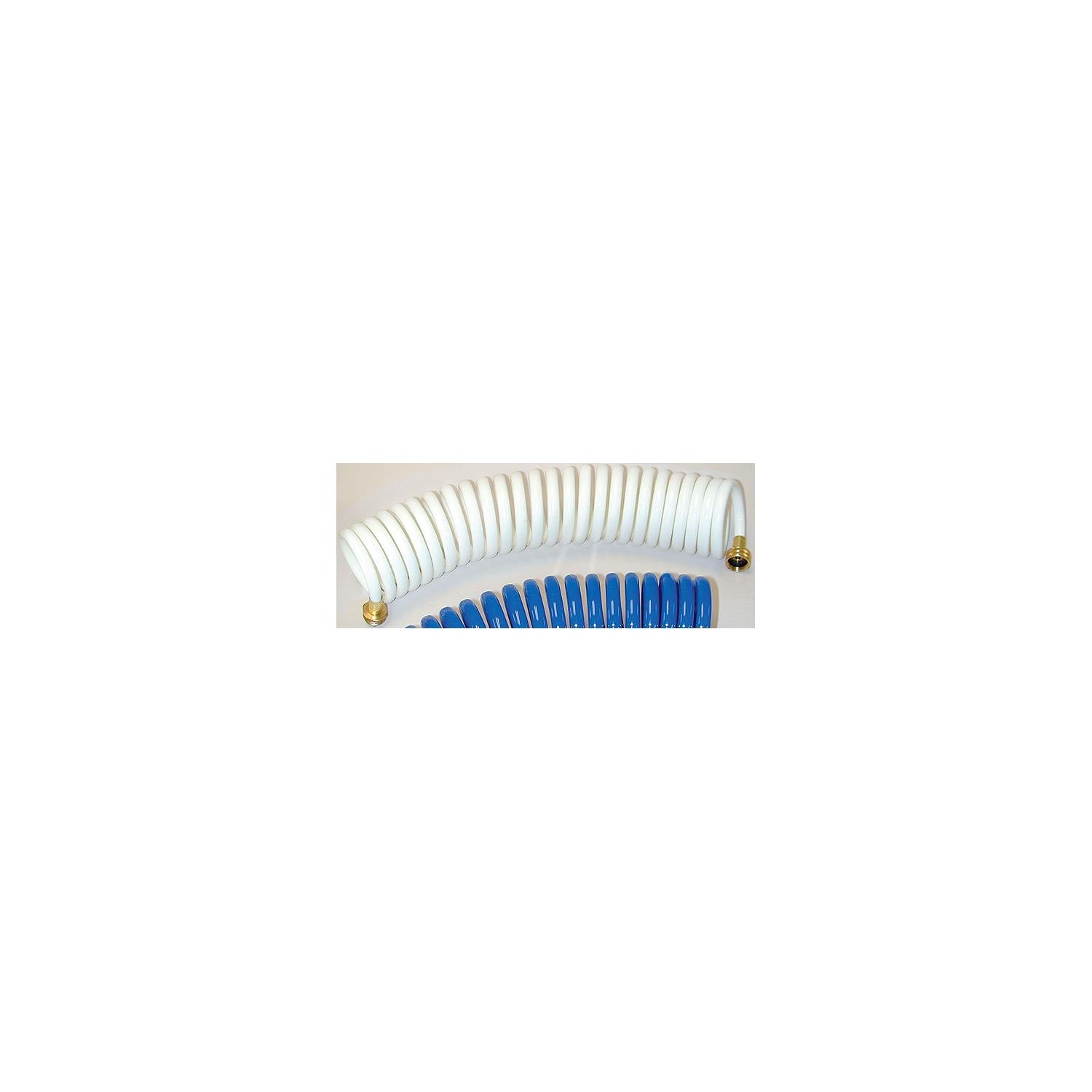 TH Marine WDHBR-25W-B-DP T-H Marine Coiled Washed Down Hose w/ Straight Nozzle