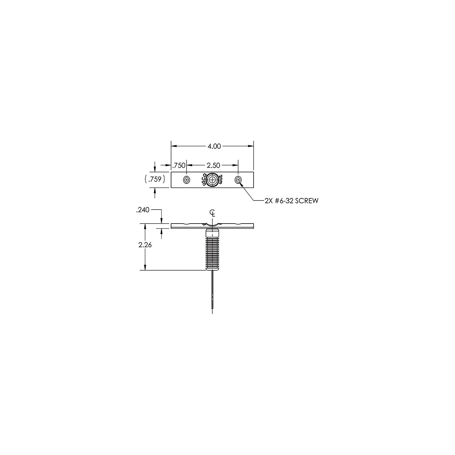 Taco Metals F38-6810B-1 Taco 4" Rub Rail Mounted LED Navigation Light Set