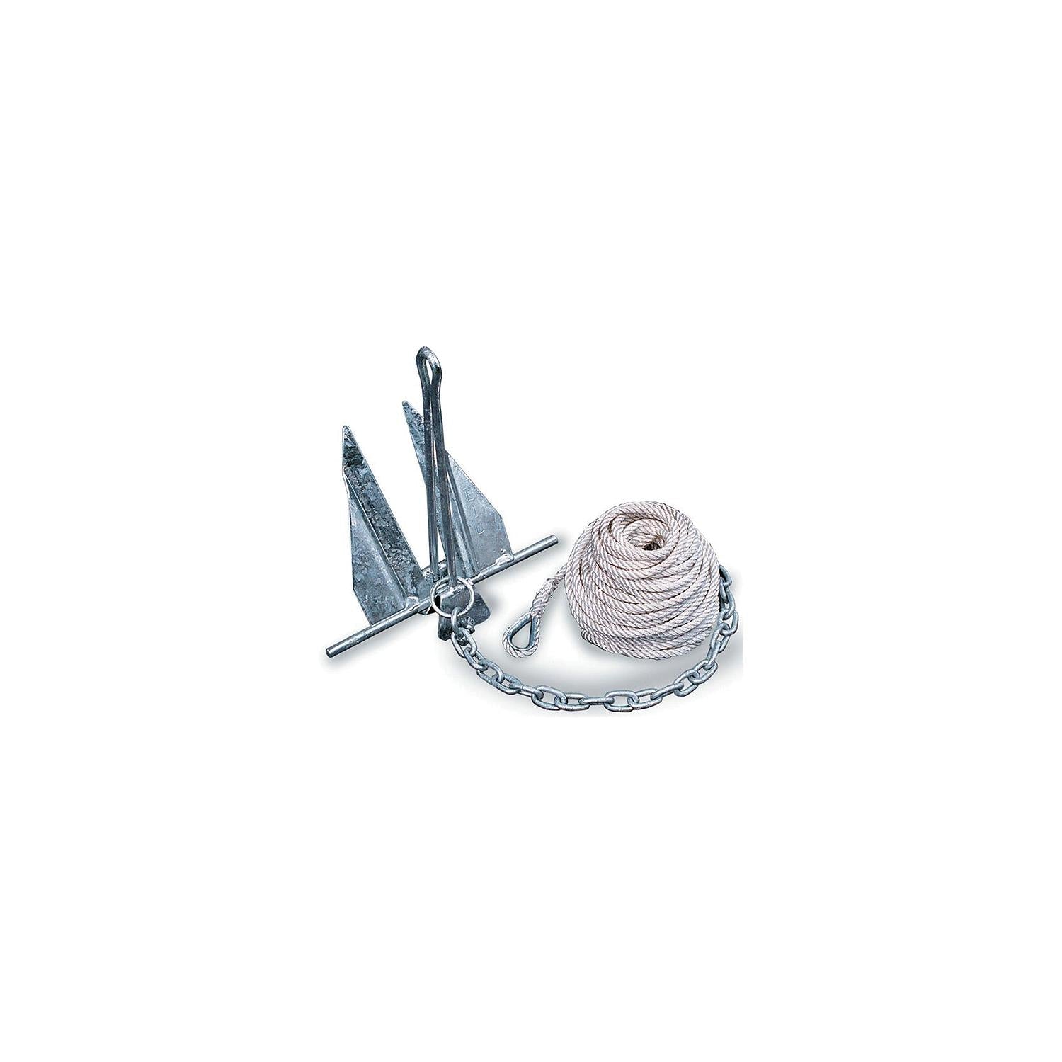 Tie Down Engineering 95100 Super Hooker Anchor Kit Includes Anchor, Anchor Line, Chain & (2) Shackles