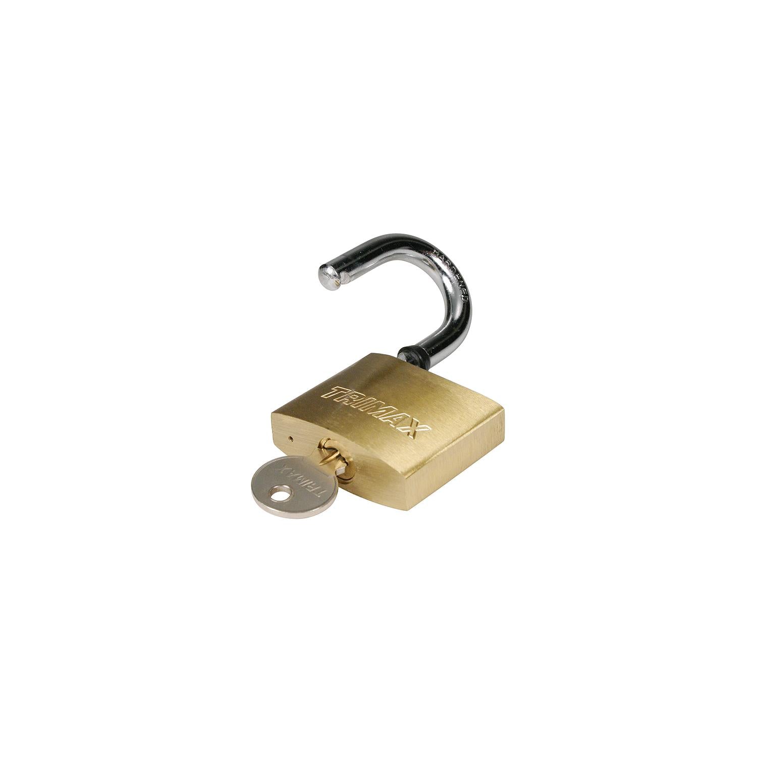 Trimax Locks TPB1137 Trimax Marine Grade Solid Brass Padlock