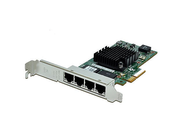 Dell X8DHT Network Card I350-T4 PCI-E 2.1 x4 5 GT/s 10-100-1000 Quad Port Gigabit Ethernet Server Adapter