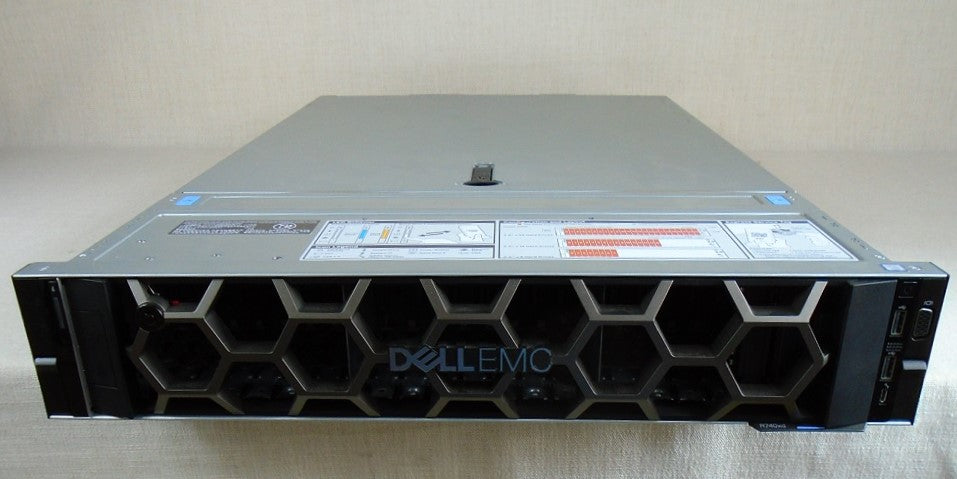 Dell PowerEdge R740XD Server 2x 24C Platinum 8160M 2.1GHz 256GB 24x 1.92TB SSD