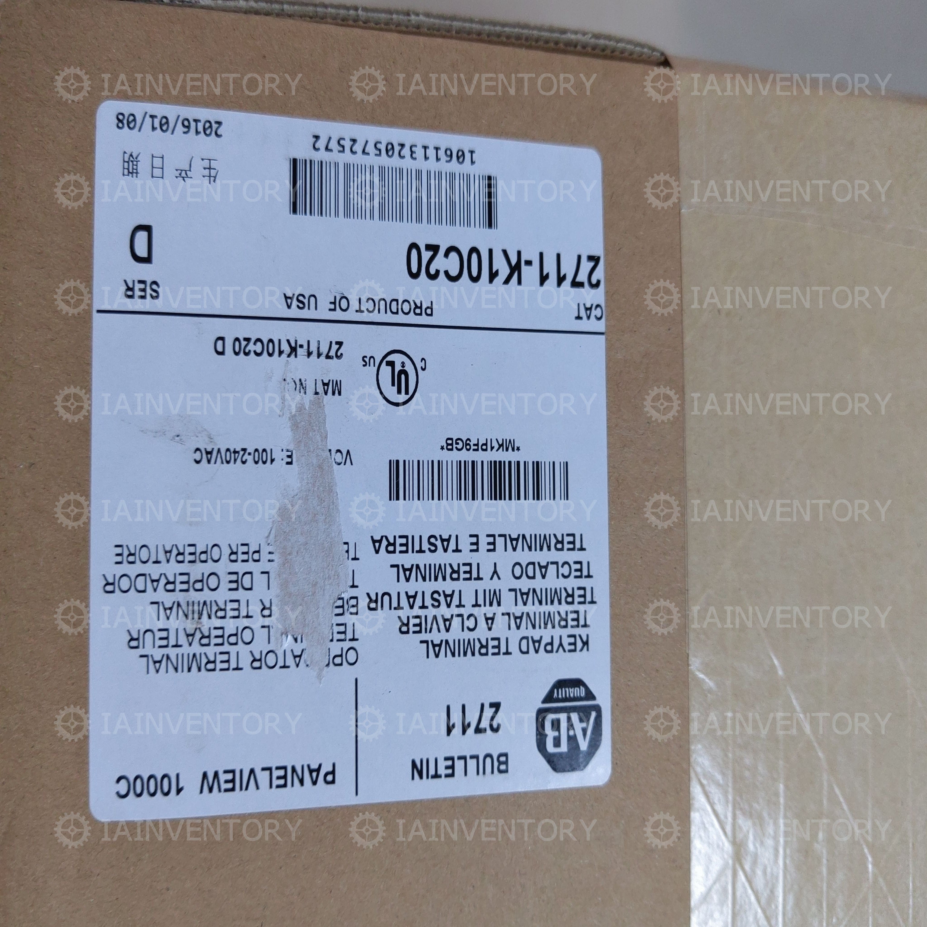 2711-K10C20 Allen-Bradley
