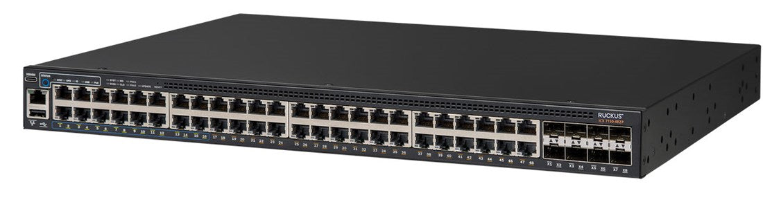 Ruckus ICX7150-48ZP-E2X10G 48 Ports Managed Rack-mountable Switch