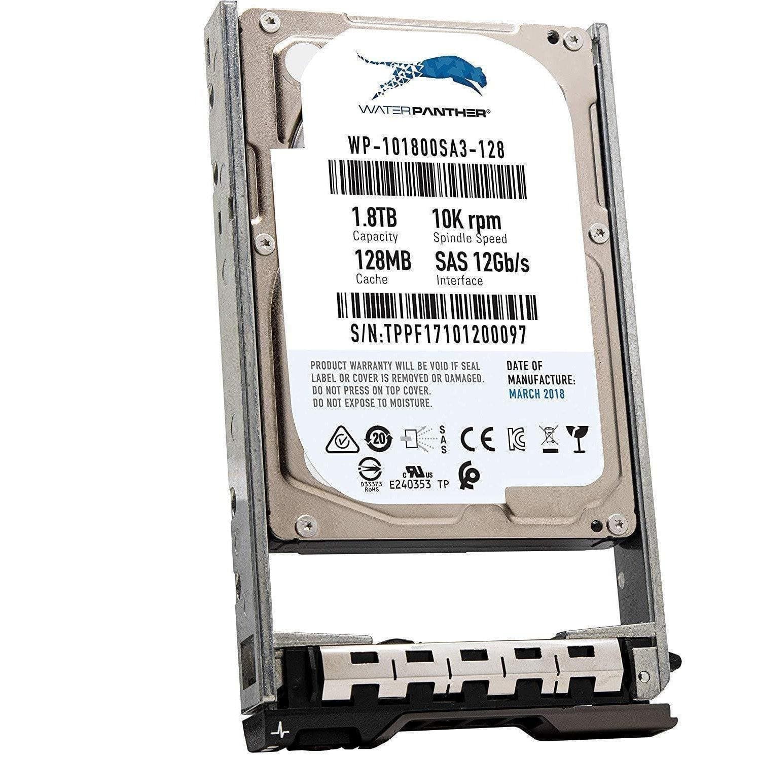 2.4TB 10K SAS 12G 2.5" 256MB Cache HDD for Dell PowerEdge Servers | Enterprise Hard Drive in G13 Tray | Compatible with PE Rack Tower Blades 400-AUQX 400-AVBX W9MNK 0W9MNK-FoxTI