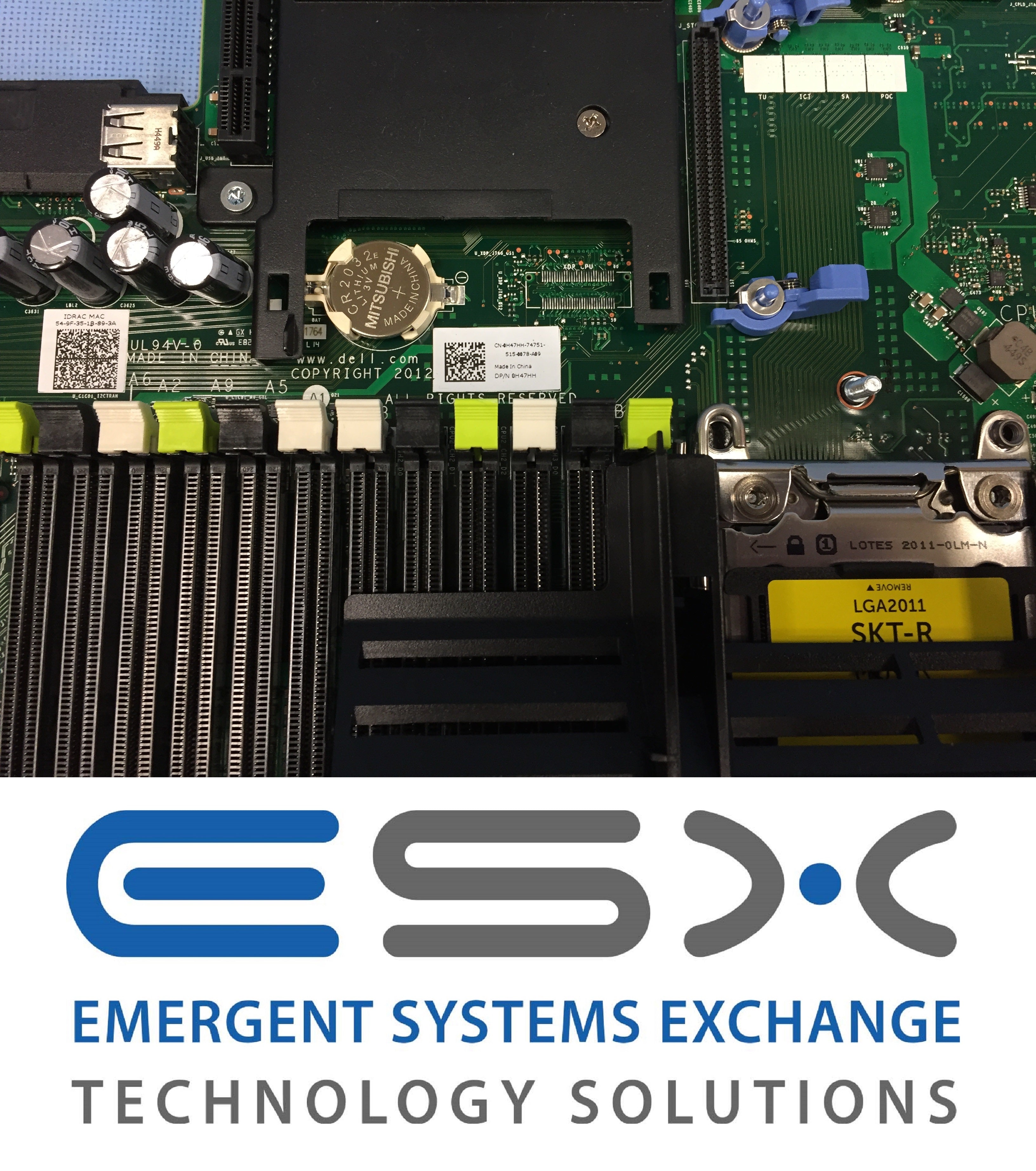 Dell PowerEdge R620 V1 System Motherboard - H47HH