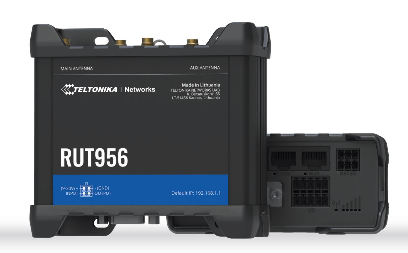 Teltonika WiFi/4G LTE CAT4 Industrial Cellular Router (RUT956