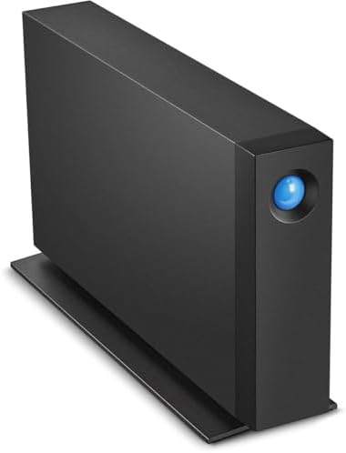 LaCie d2 Professional 14TB External Hard Drive Desktop HDD – Thunderbolt 3 USB-C USB 3.0, 7200 RPM Enterprise Class Drives, for Mac and PC Desktop, 1 Month Adobe CC (STHA14000800
