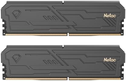 DDR4 DRAM 32GB Kit (2x16GB 3200MHz XMP 2.0 Dual Channel RAM CL16 (PC4-25600 1.35V 288-Pin Upgraded Aluminum Heat Sink Ideal for Gaming Computer Upgrade - Shadow III Series Black