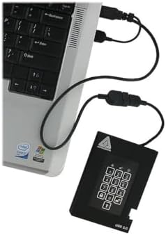 Apricorn 2TB Aegis Fortress L3- FIPS Level 3 Validated USB 3.0 Hardware Encrypted Portable Drive (AFL3-2TB , black