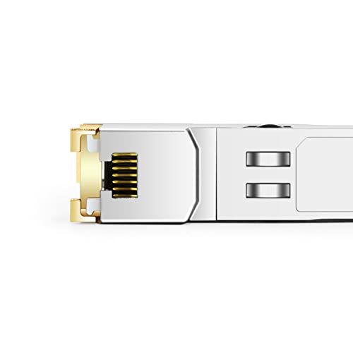 1000BASE-SX SFP Optical Transceiver Module Compatible with HPE Aruba J4858D J4858DCM JL745A Q8N53A ProCurve J4858C J4858B J4858A 850nm 550m DDM Duplex LC MMF 10pcs/Pack