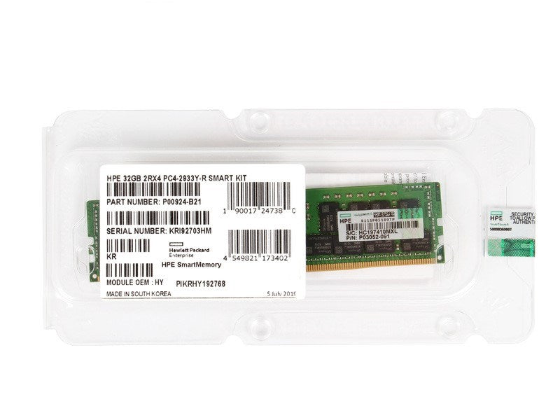 HPE P06189-001 32GB 2RX4 DDR4 2933Mhz PC4-23400 Memory New
