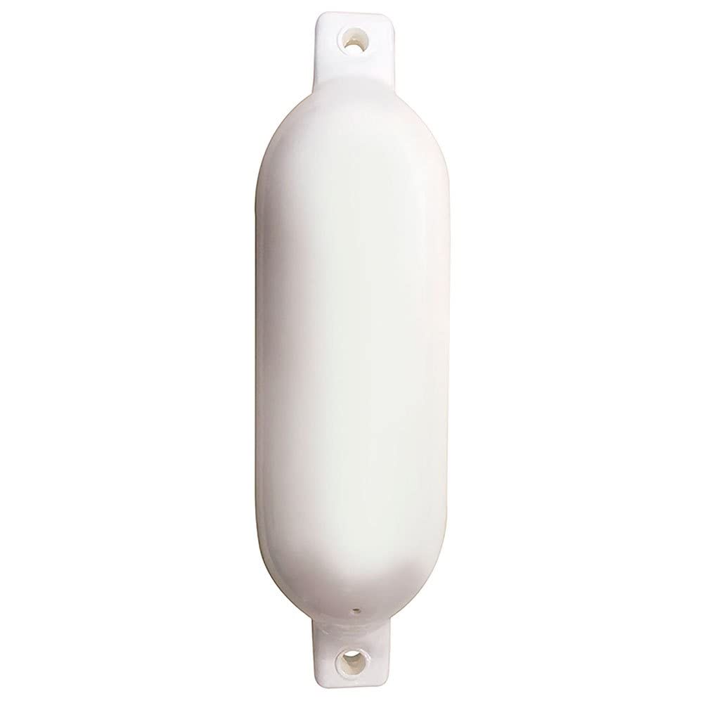 Seachoice DE74201S 79013 Twin Eye Smooth Fender White, 5.5" x 20"