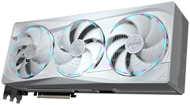 GIGABYTE AORUS GeForce RTX 5090 Master ICE 32G Graphics Card, WINDFORCE Cooling System, 32GB 512-bit GDDR7, GV-N5090AORUSM ICE-32GD Video Card