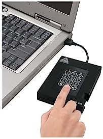 Aegis Fortress 2TB USB 3.0 External Hard Drive, Black