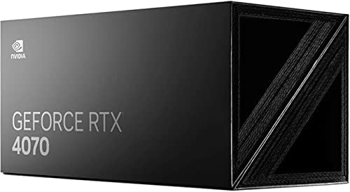 NVIDIA GeForce RTX 4070 Founder's Edition (FE Graphics Card - Titanium and Black (900-1G141-2544-000