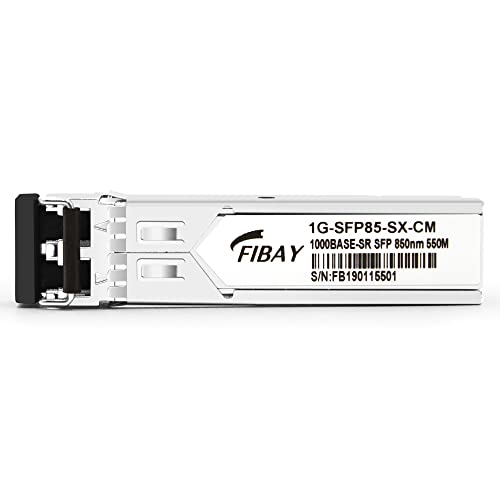 1000BASE-SX SFP Optical Transceiver Module Compatible with HPE Aruba J4858D J4858DCM JL745A Q8N53A ProCurve J4858C J4858B J4858A 850nm 550m DDM Duplex LC MMF 10pcs/Pack