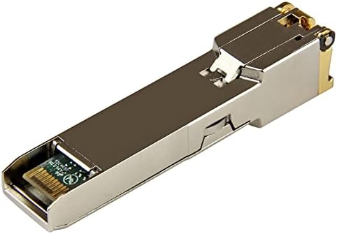 StarTech.com Cisco SFP-GE-T Compatible - Gigabit SFP - 10/100/1000 Mbps - RJ45 Port - 1000Base-T - Copper SFP - GBIC Module