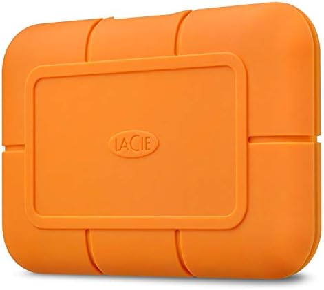 LaCie Rugged USB-C 2TB External Hard Drive Portable HDD – USB 3.0 compatible, Drop Shock Dust Rain Resistant, for Mac and PC Computer Desktop Workstation Laptop, 1 Month Adobe CC (STFR2000800