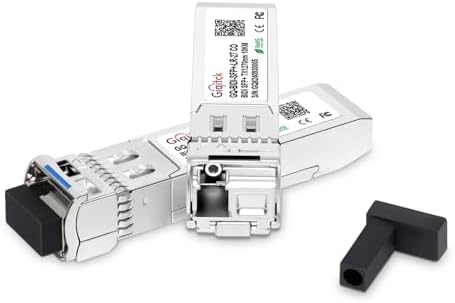 10GBASE-BX60-UD BiDi SFP+ Module, TX 1270nm/1330nm, RX 1330nm/1270nm, 60km DOM Simplex LC/UPC SMF Optical Transceiver Networking Mini Gbic for Dell GP-SFP-10GBX-U-60/ GP-SFP-10GBX-D-60