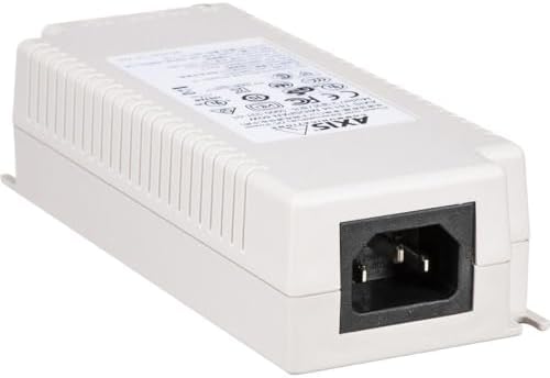 Axis Communications 5900-334 T8134 Midspan, PoE Injector, 60W, White