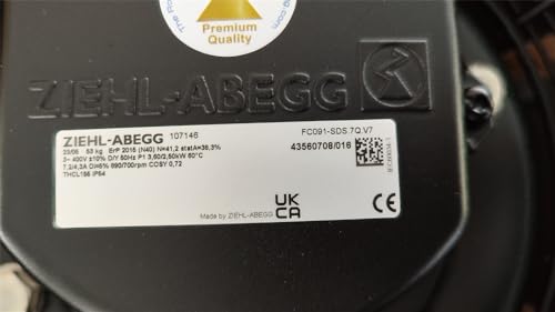 FC091-SDS.7Q.V7 Ziehl-abegg Fan 400VAC 3.6/2.5KW IP54 Axial Air Conditioning Fan