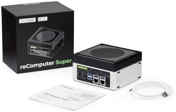 NVIDIA Jetson Orin NX 16GB Edge AI Device - reComputer J4012, 4xUSB 3.2, M.2 Key E & Key M Slot, Pre-Installed Jetpack System with NVIDIA Jetpack on 128GB NVMe SSD