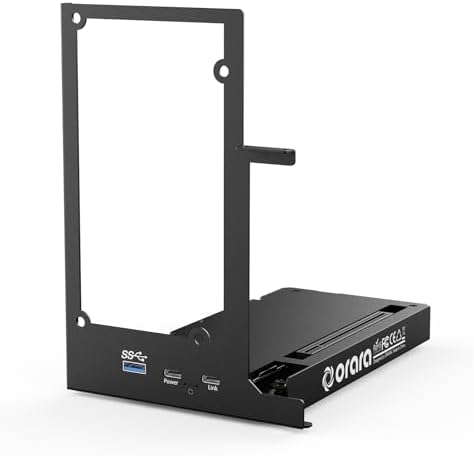 External GPU Dock Station, Mini eGPU Enclosure Only Compatible with Thunderbolt 3/4,USB4 40Gbps Graphics Card Dock Compatible with NVIDIA/AMD PCIe, PD 85W, Daisy Chain, DC/ATX/SFX/Flex Support