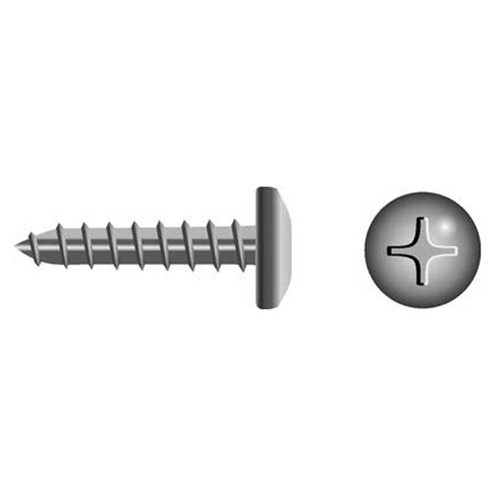 Seachoice 59571 Stainless Steel Phillips Tapping Screw - Pan Head