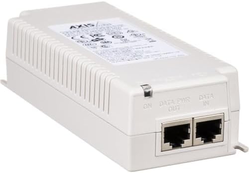 Axis Communications 5900-334 T8134 Midspan, PoE Injector, 60W, White