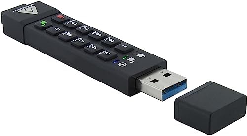 Apricorn 32GB Aegis Secure Key 3Z 256-bit AES XTS Hardware Encrypted FIPS 140-2 Level 3 Validated Secure USB 3.0 Flash Drive (ASK3Z-32GB,Black