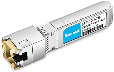 10G SFP+ RJ45 80m for Dell Force10 SFP-10G-T-80 GP-10GSFP-T80 10GBASE-T SFP+ 80m RJ45 Cat6a/7 Mini-GBIC 10gb Copper R-J45 Transceiver Module