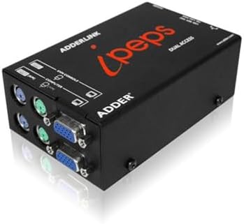 AL-IPEPS-DA ADDERLink Stand Alone KVM Over IP Unit; VGA,PS/2 or USB; Local Control; in-Built Security Measures; Dual Access; User Management; 1 to 16" 2U Rack Mountable