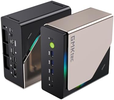 AI Mini PC Ultra 9 285H (Turbo 5.4GHz 96GB DDR5 2TB PCIe 4.0 SSD Mini Gaming Computer 3X M.2 Expansion Slots, Oculink, Quad Screen 8K Display EVO-T1