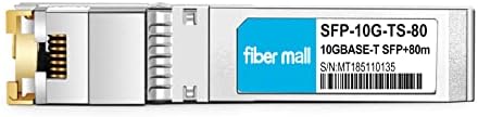 10G SFP+ RJ45 80m for Dell Force10 SFP-10G-T-80 GP-10GSFP-T80 10GBASE-T SFP+ 80m RJ45 Cat6a/7 Mini-GBIC 10gb Copper R-J45 Transceiver Module