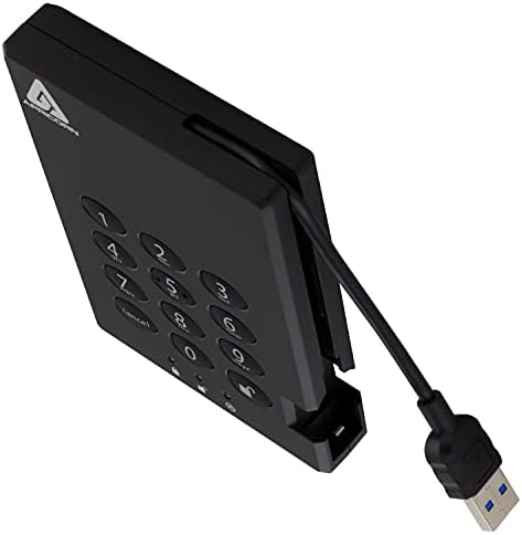 Apricorn 2TB Aegis Padlock USB 3.0 SSD 256-Bit Encrypted Portable Drive (A25-3PL256-S2000